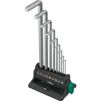 Wera 950/9 Hex-Plus 8 Inbus Haakse schroevendraaierset 9-delig