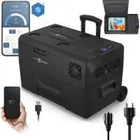 Peme Expedition - Compressor Koelbox - 27L - DC 12V/24V, AC 220-240V - Elektrische Frigobox met Bluetooth - Voor Auto en Camping