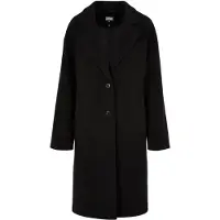 Urban Classics - Lange damesmantel TN322 (3XL) (zwart)