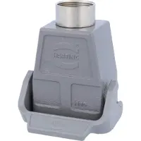 Harting Han 6B, koppelingshuis, hoog, 1xPG21, rechte kabeluitgang, met 1 longitudinaal beugel, PG21 schroefdraadaansluiting, klembereik