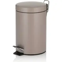 kela Prullenbak Monaco Pedaal 3L Cashmere Brown