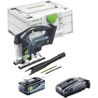 Festool CARVEX PSBC 420 Basic accu-pendeldecoupeerzaag 18 V 120 mm borstelloos + 1x accu 8.0 Ah + snellader + Systainer