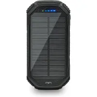 Mikamax Powerbank Solar 20.000 MAH - Zonne Energie - Draadloos opladen