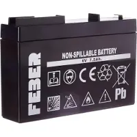 FEBER Battery 75 Ah 6 V Veelkleurig Kinderen
