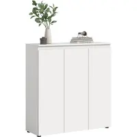 Ebuy24 Scarpa dressoir 3 deuren wit.