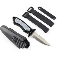 Cressi Grip Knife Zwart,Zilver