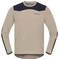 Norrøna - Skibotn Equaliser Tech Long Sleeve - Fietsshirt M, beige