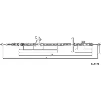 METZGER 11.5831 Handremkabel