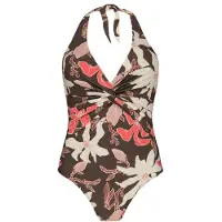 Barts Badpak Women Camolo Halter Shaping One Piece Coffee-Maat 38