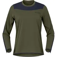 Norrøna - Women's Skibotn Equaliser Tech L/S - Fietsshirt M, olijfgroen