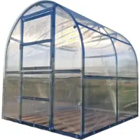 BAUMERA Kas KLASIKA SLIM, 2x2 meter (4 m²), met 6 mm polycarbonaat