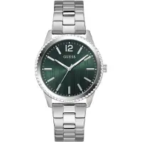 GUESS Analoog horloge 'CHIP' zilver