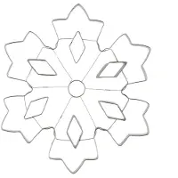 Nordwik koekjesvorm sneeuwvlok Groot
