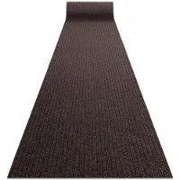 Dywany Łuszczów CEYLON Woonkamer Deurmat - Antislip, 100x380 cm, Bruin