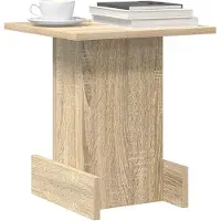 vidaXL Bijzettafel Sonoma Eik 35,5 x 35 x 40 cm Bewerkt hout