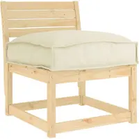 vidaXL Kussen Crème 50 x 50 x 12 cm Oxford Stof