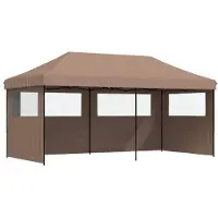 vidaXL Partytent Bruin 292 x 580 x 315 cm Oxford Stof