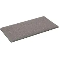 vidaXL Wand Hoofdbord 12 st 60 x 30 cm Lichtgrijs Stof