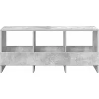 vidaXL Tijdschriftenrek Beton Grijs 102 x 30 x 45 cm