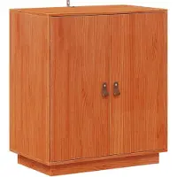 vidaXL Dressoir Waskleur Bruin 65,5 x 40 x 75 cm Massief grenenhout