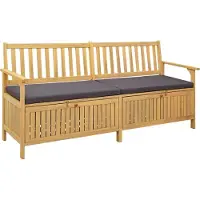 vidaXL Opslagbank 2 -Seater 170 x 63 x 84 cm Rechthoekig