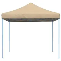 vidaXL Partytent Beige 292 x 292 x 315 cm Oxford Stof