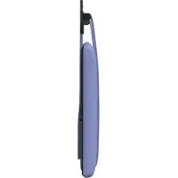 vidaXL Hangend hoofdbord Jeans Blauw Stof