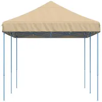 vidaXL Partytent Beige 292 x 580 x 315 cm Oxford Stof