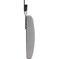 vidaXL Hangend hoofdbord Lichtgrijs Fluweel