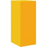 vidaXL Bestandkast Mosterdgeel 44 x 50 x 106.5 cm Koudgewalst Staal