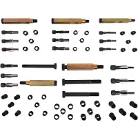 vidaXL Gloeibougie draad reparatie set M8 M9 M10 M12 63-delig