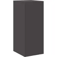 vidaXL Bestandkast met lade Zwart 44 x 50 x 106.5 cm Koudgewalst Staal