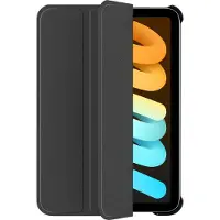 Cazy tablet Hoes geschikt voor iPad Mini 7 (2024) - TriFold Bookcase - Zwart
