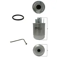 MAHLE ORIGINAL KL 1252D Brandstoffilter