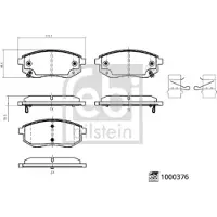 FEBI BILSTEIN Remblokset FEBI 1000376