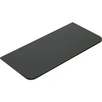 Wiesbaden Topblad Novira 80x48 cm Afgeronde Hoeken Mat Zwart