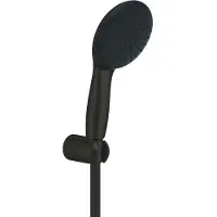 GROHE Vitalio Start - Set met douchekop, houder en doucheslang, 2 stralen, mat zwart 279502431