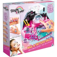 Style 4 Ever Glitter Nagel- und Tattoo-Salon - - One Size - Kreatives Spielset