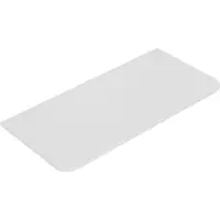 Wiesbaden Topblad novira 80x48 cm afgeronde hoeken mat wit