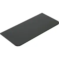 Wiesbaden Topblad novira 80x48 cm afgeronde hoeken mat zwart