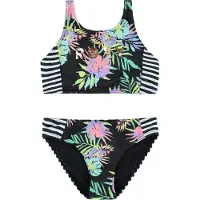 Roxy - Kid's Active RG Crop Top Set - Bikini 14 Years, meerkleurig