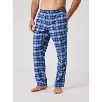 Björn Borg Core Flannel Pyjama Pants Blauw | Maat: M