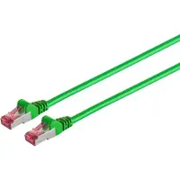 S-Conn Patchkabel cat6A S/FTP PIMF Halogenfrei grün 5m
