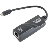Shiverpeaks BASIC-S USB-adapter, C-stekker (USB-C, USB-A), Netwerkadapter, Zwart