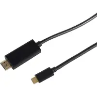 S/CONN USB-C naar HDMI 4K 60Hz kabel / zwart - 1 meter