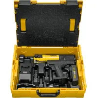 Rems Mini-pers - - AC 22 V - Li-ion - Universeel - Geel