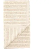 Scandi Living Drift handdoek 30x50 cm. Beige-wit