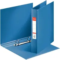 Esselte Duurzame Kartonnen 2-Rings Ringband voor A5 Documenten - 190 A4 Vel - Rugbreedte van 40mm - Blauw