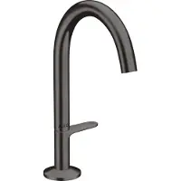 Hansgrohe One - Wastafelkraan met afvoerplug Push-Open, EcoSmart, CoolStart, geborsteld zwart chroom 48020340