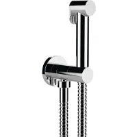 Hak Sapho wanddouche met handdouche en veiligheidsslot, rond, chroom